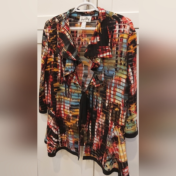Joseph Ribkoff Multicolor Abstract Print Top - Picture 7 of 7